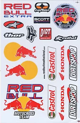 Decals Stickers R Bull For 1/10 Scale RC Crawler Car Axial Traxxas Redcat • $6.99