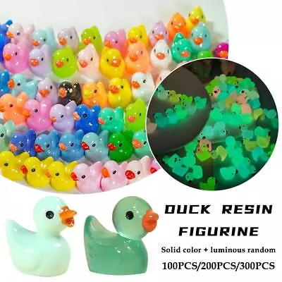 100-300 Pcs Mini Ducks Bulk Resin Duck Figurines For Miniature Landscape Home • $15.93