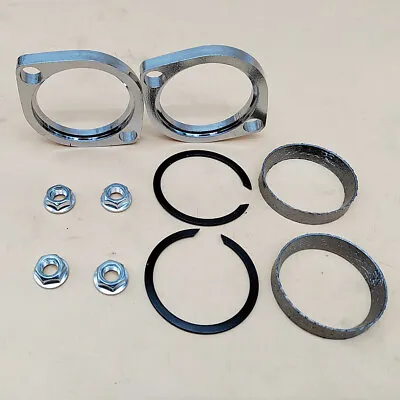 Exhaust Flange Gasket Seal Install Kit For Harley Big Twin Sportster 883 1200 • $12.38