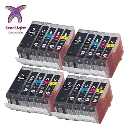 20 Ink Cartridge Compatible With Canon Pixma IP4200 IP4300 IP4500 IP5100 IP5200 • £21.89