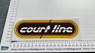 Court Line Sticker Vinyl - Choice Of Four • £3.60