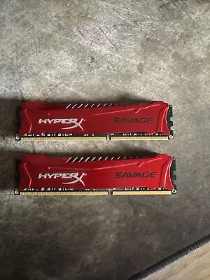 HyperX Fury 16 GB 2 X 8 GB Ddr3 1600MHz Cl10 RAM DIMM Memory Module Kit - Red • £29.95