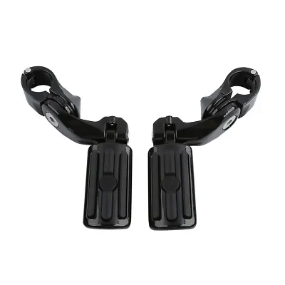 1.25  Highway Foot Pegs Footrest Fit For Harley Touring Street Glide Road King • $36.99