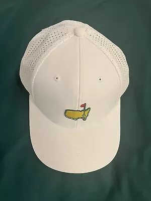 2024 MASTERS (WHITE) PERFORMANCE STRUCTURED Logo Golf Hat From AUGUSTA NATIONAL • $31