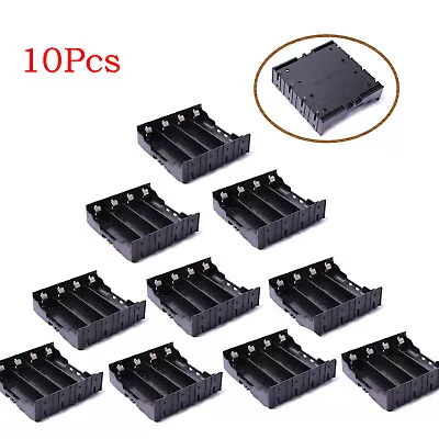 18650 Battery Holder With Pins 4*18650 Case 18650 Box For In Parallel 3.7V-14.8V • £17.23