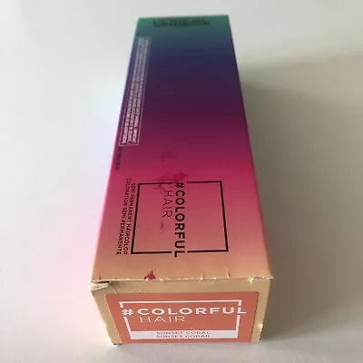 L’Oréal Professional Colorful Hair Semi Permanent Hair Colour 90ml Sunset Coral • £4.99