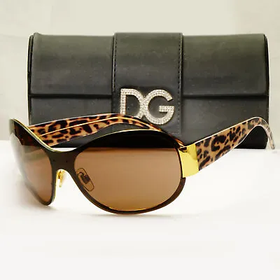Authentic Dolce & Gabbana Womens Vintage Sunglasses Brown DG 2018 185/73 36001 • $111.14