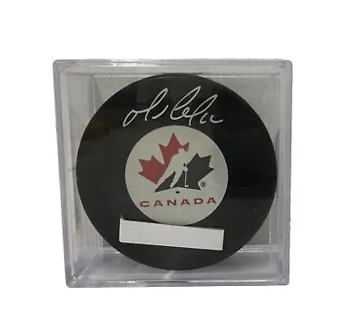 Mario Lemieux Signed Canada Logo Hockey Puck (COA) • $654.72