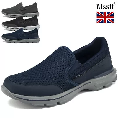 £15.75 • Buy Mens Driving Loafers Slip On Walking Shoes Gym Casual Size Lightweight Trainers