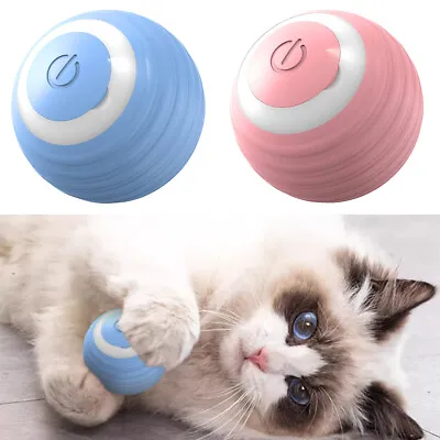 Smart Cat Toys - Electric Automatic Rolling Ball Interactive Kitten Training Toy • £5.89