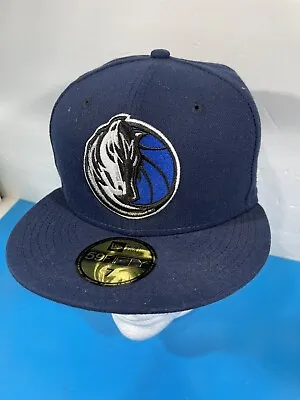 Dallas Mavericks New Era Official Team Color 59FIFTY Fitted Hat - Navy 214 • $39.99