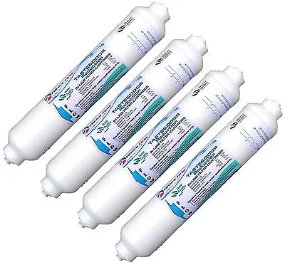 Pack Of 4 Universal Fridge Water Filters Fits SAMSUNGLGDAEWOO American Fridges • £18.99