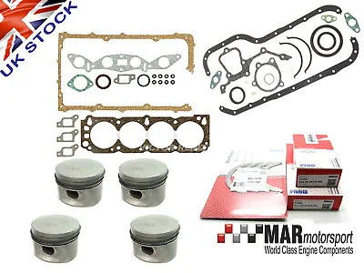 FORD Pinto | RS2000 | Sierra | Capri Engine Rebuild Kit Gaskets Pistons Bearings • $675.69