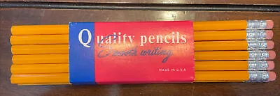 Vintage A.W. Faber Balance USA 210 No. 2 Bonded Lead Lot Of 12 Pencils New NOS • $10