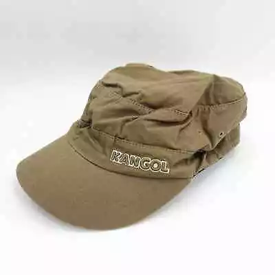 KANGOL Hat Size Large/Extra Large Flexfit Army Cap With Side Pocket Green Casual • $16.01