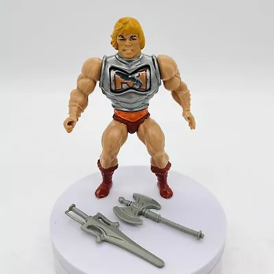 Battle Armor He-Man Masters Of The Universe MOTU Action Figure Vtg 1983 Complete • $29.99