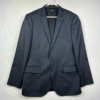 J. CREW Ludlow Mens 42L Sport Coat Blazer Jacket 100% Italian Wool Navy Blue • $82.69