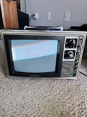 Used Sony Retro Gaming TV Trinitron 12” KV-1203 CRT. Turns On. Untested Further • $125