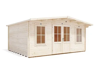 Garden Log Cabin Man Cave Home Office Shed Summer House Kit Severn 5m X 4m • £4839.99
