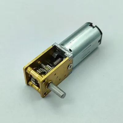 DC 3V-12V Micro 7-type Mini 12mm N30 Full Metal Gearbox Gear Motor Large Torque • $4.95