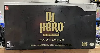 $175.75 • Buy DJ Hero Renegade Edition Featuring Jay-Z & Eminem Nintendo Wii NEW OPEN BOX