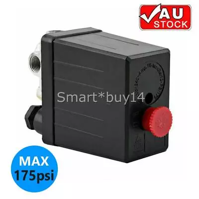 Air Compressor Pressure Switch Valve Air Pump Controller Max 175 PSI 12 Bar AU • $28.70