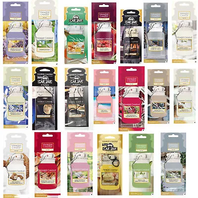 Yankee Candle Car Jar Card 2D Car Air Freshener Fragrance - Choice Of Scents • £3.59