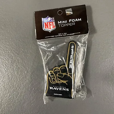 Baltimore Ravens Mini Foam Finger Topper Rico Premium Purple Gold NFL Football • $1