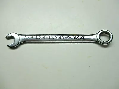 Craftsman -V- Combination Miniature Mini Micro SAE Wrench Chrome 1/4 9/32 Midget • $10.50