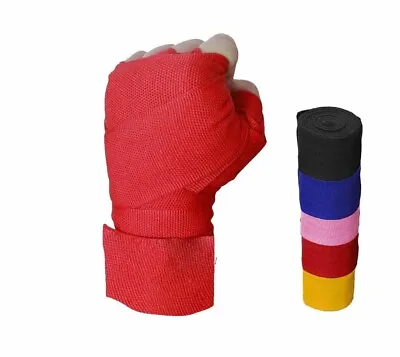 Colored Hand Wrap Boxing MMA Muay Thai Hand Protection • $6.95