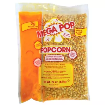 Gold Medal Mega Pop Corn Oil And Salt Kit (16 Oz. Kit 20 Ct.) • $81.73