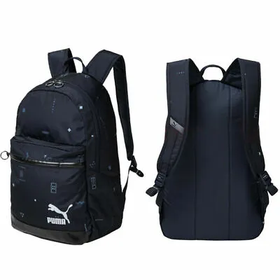 $76.98 • Buy Puma Originals Daypack Backpack 2 Strap Rucksack Navy Unisex Bag 075086 07 A25A