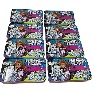 Monster High Doll Tin Box Lot Of 8 From 2014 All New Party Favors School Camp • $15