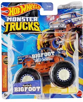 $5.99 • Buy Hot Wheels Monster Trucks Bigfoot 4x4x4 Live 8/8