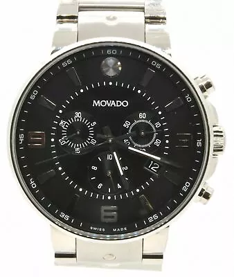 Movado Se Pilot Chronograph Stainless Steel 606759 Men's Swiss Quartz Watch  • $549.99