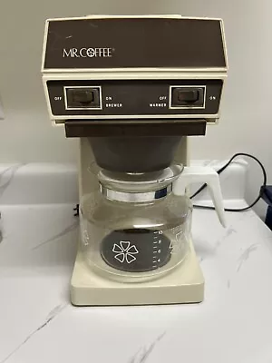 Vintage Mr. Coffee Drip Coffee Maker W/ Glass Pot Carafe MC-101A  Tested • $60