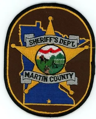 Minnesota Mn Martin County Sheriffs Department Dept Nice Shoulder Patch Police • $6.99
