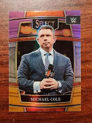 2022 Select WWE Michael Cole Purple And Orange Prizm #100 Concourse  • $1.01