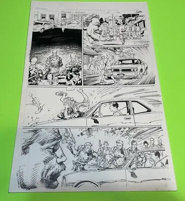 Mark Silvestri Original Art Hunter-Killer  issue #  page 10   11x17 • $599.99
