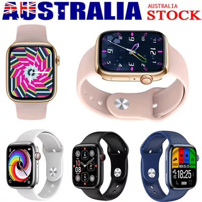 $32.69 • Buy Full Touch Smart Watch Men Women Heart Rate Blood Pressure Fitness Tracker
