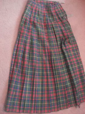 Vintage Rally Klad Scottish Made Kilt Kiernan Tartan Sz M Amazing Condition! • $29