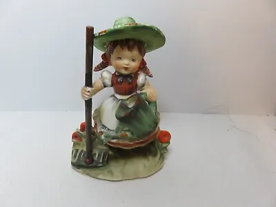 Vintage Ceramic  Nursery Rhyme Lefton Mary Mary Figurine • $12.43