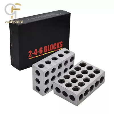 1 Matched Pair 2-4-6 Blocks 23 Holes 0.0002  Machinist 246 Jig • $69.99