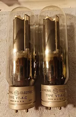 Pair Of Ge Vt-4-c 211 Vacuum Tubes #78 • $307.50