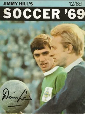 Signed Denis Law Autograph Soccer 69 Jimmy Hill Book Scotland Manchester United • $74.59