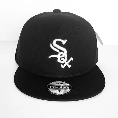 $13.45 • Buy NEW Mens Chicago White Sox Baseball Cap Fitted Hat Multi Size Black