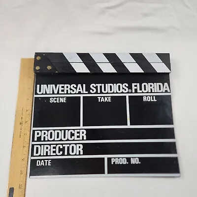 Vtg 1985 Universal Studios Directors Clap Board Clapper Slate Board 10.25x12 VG • $34.99