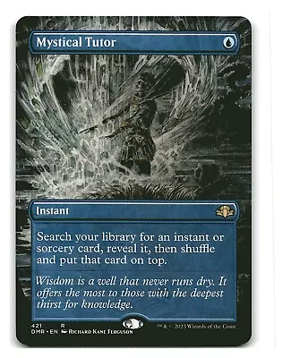 Mystical Tutor NM Borderless MTG Dominaria Remastered DMR Unplayed Magic  • $8.49