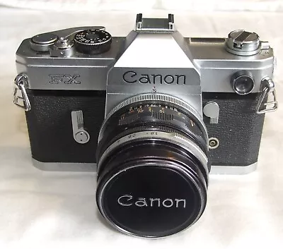 Canon FX Manual-focus 35mm SLR With FL 50mm F1.8 Lens • £55