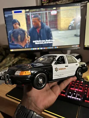 1:18 Motormax Crown Victoria Los Angeles Sheriffs Department W/ Lights • $200